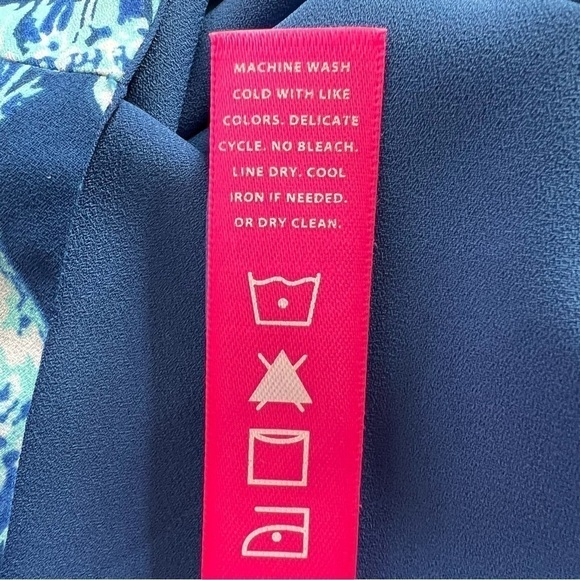 Lilly Pulitzer Florin Reversible Tank Joy Ride Deep Indigo Size XXS NEW - Picture 11 of 13